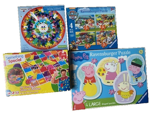 new 4 x  Whsmith puzzles mixed games free postage