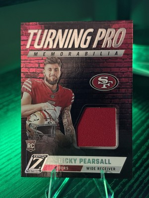 #ad Ricky Pearsall RC 2024 Zenith Turning Pro Patch #TPM RPL 49ers $14.99
