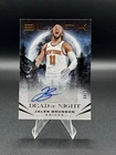 JALEN BRUNSON 2023-24 Panini Black Dead Of Night /10 Copper Auto NY Knicks ✅