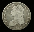 1835 Capped Bust Half Dollar 50C Silver RAW Fine (#SLC00422) — photo 1