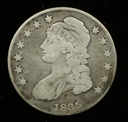 1835-P Capped Bust Half Dollar — photo from another recent sale