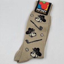Mickey Unlimited Walt Disney Mickey Mouse Socks - Men's 10-13 Golf Fathers Day