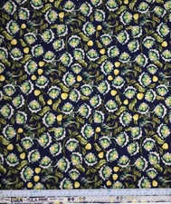 Tula Pink Eden Lotus Midnight OOP Fat Quarter 100% Cotton Quilting Fabric