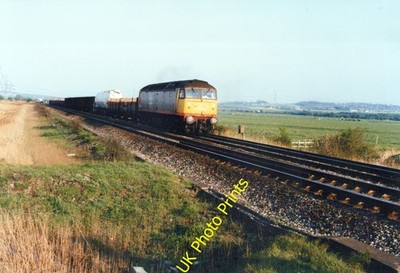 Eisenbahn Foto 6x4 Class 47 47227 Speedlink Güterzug Milton Gravesend um 1990