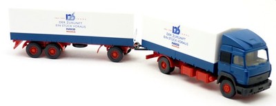 Wiking 27474 - IVECO Turbo Star Hängerzug LKW 125 Jahre 1989 Zukunft - 1:87 H0