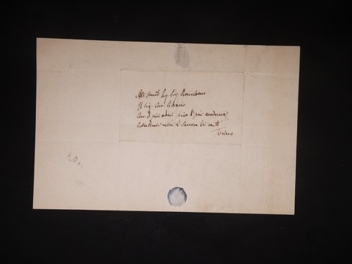 Giuseppe MANNO (1786-1868) - Lettre autogrpahe signée - Manuscrit - Photo 7 sur 9