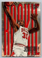 1995-96 Ultra Chicago Bulls Jason Caffey #268 Rookie RC Basketball Card. rookie card picture