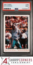 1995 TOPPS #350 DAN MARINO DOLPHINS HOF PSA 9