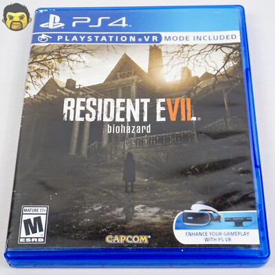Resident Evil 7 PS4 VR Biohazard CIB (Sony PlayStation 4) Complete & Tested B