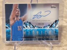2023-24 Topps Midnight Basketball Gordon Hayward Horizon Signatures Auto /25