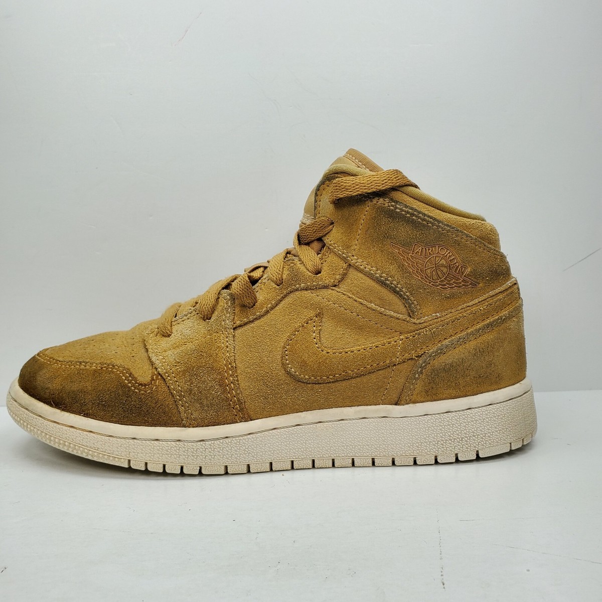 Shoe Suede Retro Wheat Nike Air Jordan Mid Golden Harvest