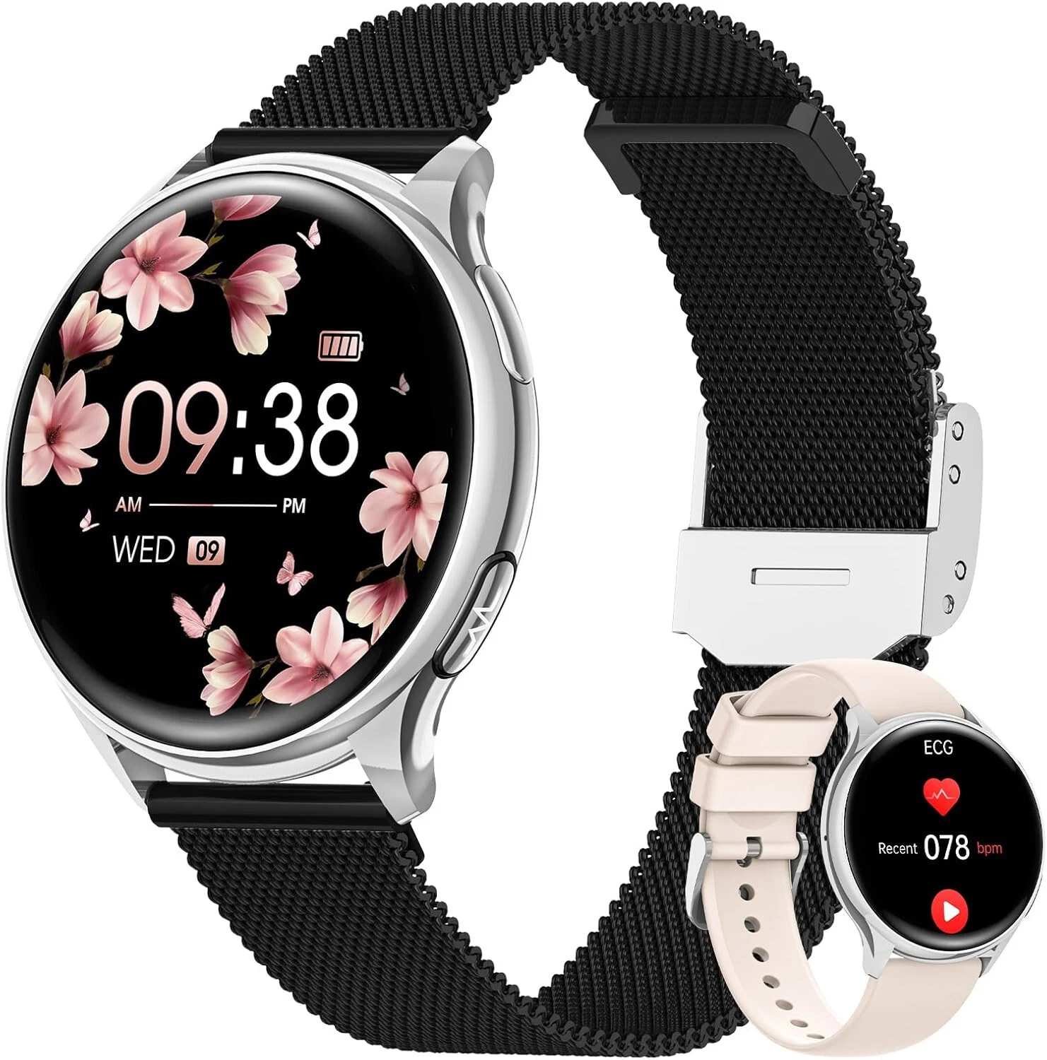 Smart Watch Women Men with Phone Function Wristwatch for iPhone Samsung Huawei