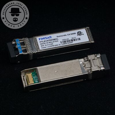 FINISAR FTLX1475D3BCL 10Gb/s 10km 1310nm Single Mode Datacom SFP+ Transceiver