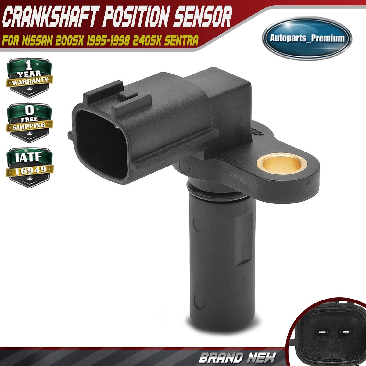 にっさんデル Engine Crankshaft Position Sensor for Nissan 200SX 240SX 300ZX