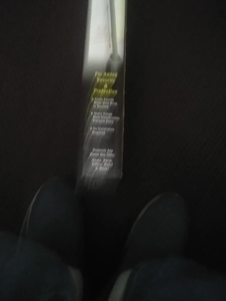 U.S. Patrol Adjustable Door Bar Security Electric Sound Alarm Safety Bar Black - Image 2 of 2