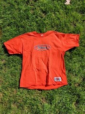 VTG Made In USA Wilson Athletic Wear Spellout T Shirt Orange Size XL
