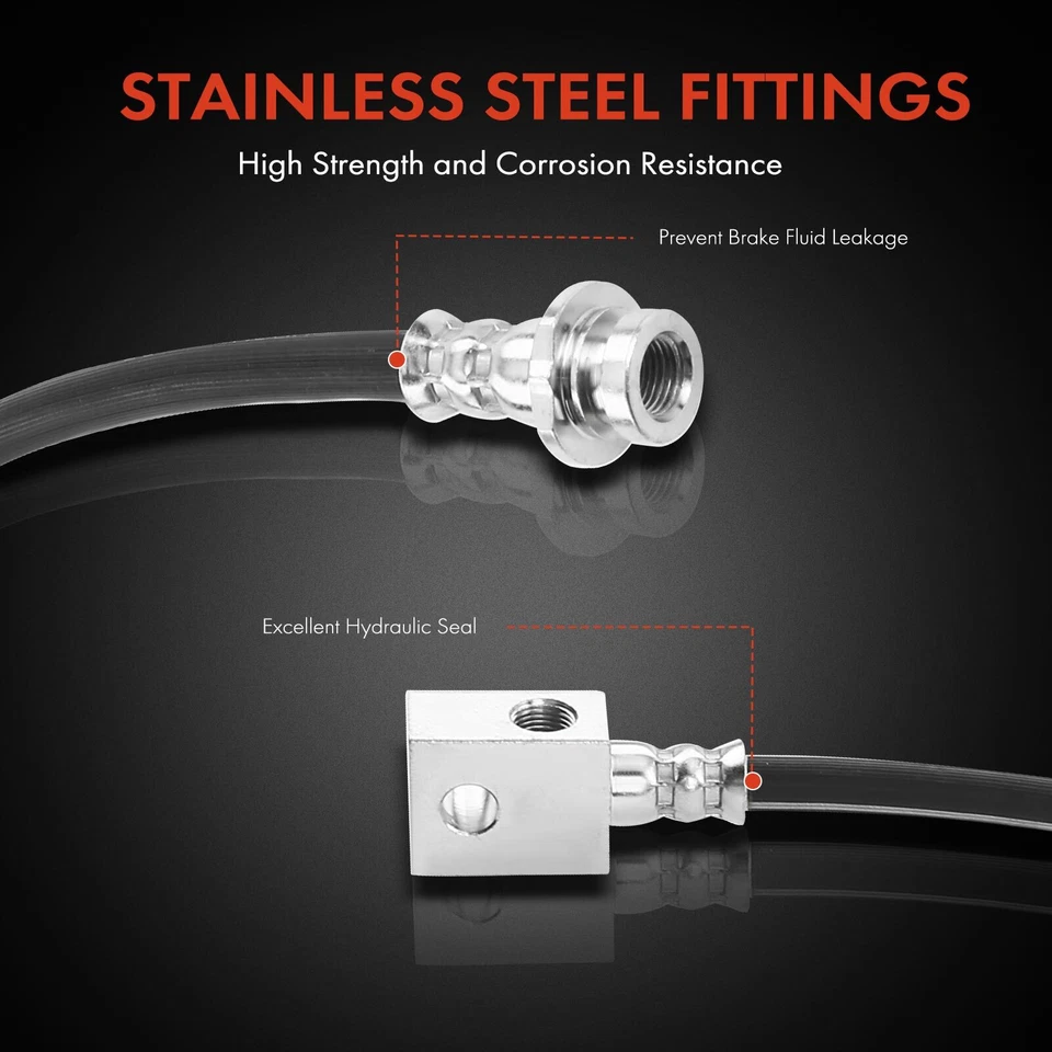 后内制动液压软管适用于日产 NV1500 NV2500 2012 2013-2019 — 第 4/4 张图片