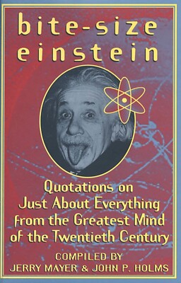 Bite-Size Einstein by Mayer, Jerry Hardback Book The Cheap Fast Free Post