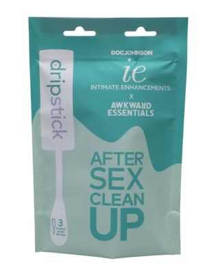 Doc Johnson Awkward Essentials Dripstick Womens After-Sex Clean Up Absorption