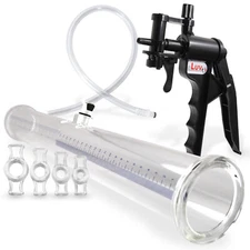 Penis Pump TYRO Buddy 16 Inch w/ Constriction Rings