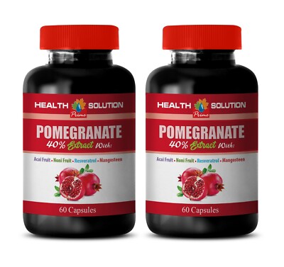 pomegranate heart health, Pomegranate 40% Extract, superfruit capsules 2B