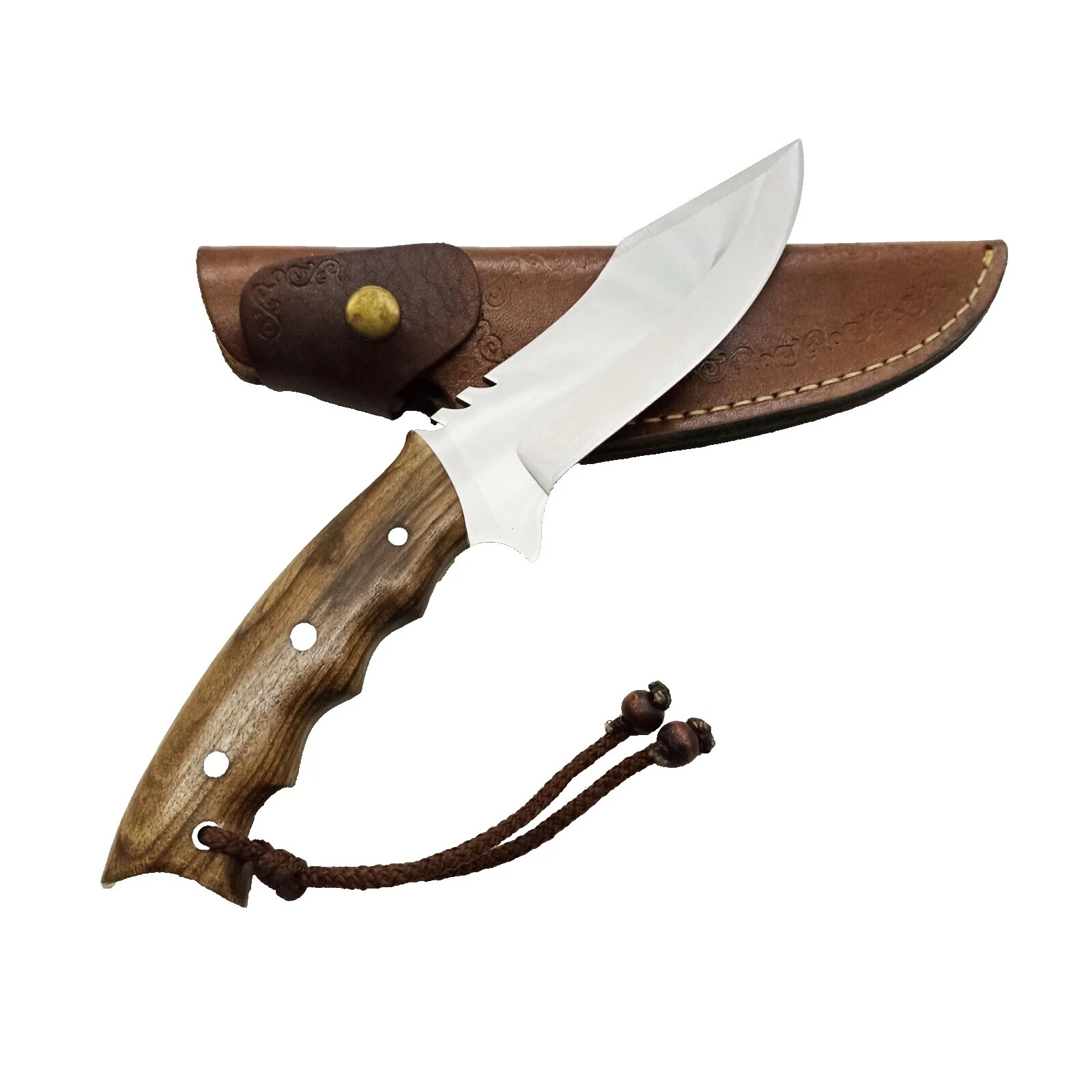 Mango de acero inoxidable personalizado modernos de colección y cuchillos de hoja fija hechos a mano