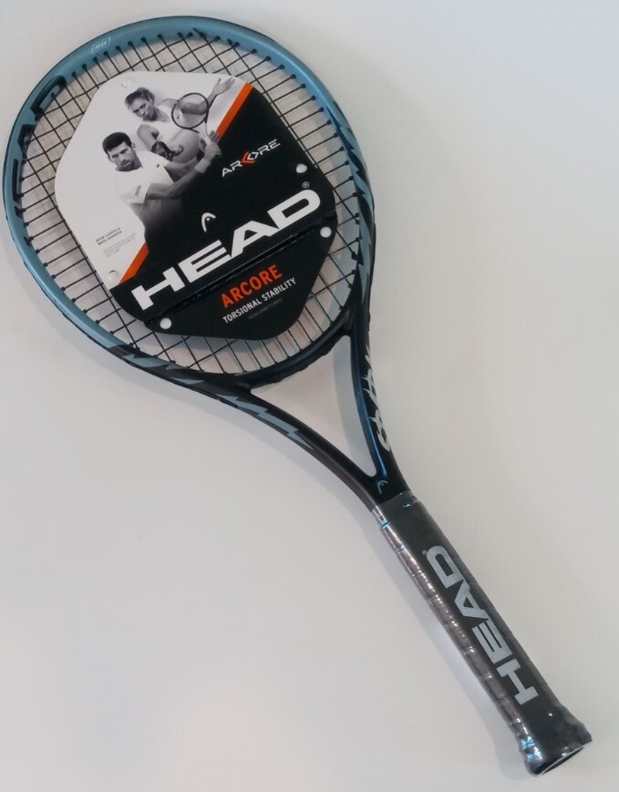 HEAD Arcore Adult Tennis Racquet Head Size 645 CM Black Gray