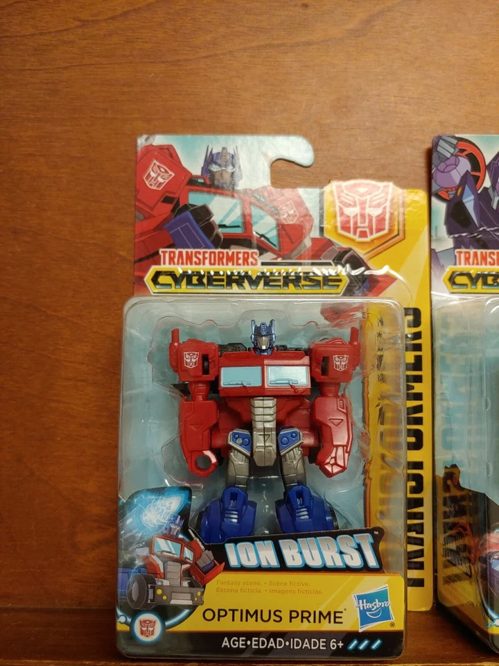 NEW Lot of 3 Transformers Cyberverse Robot Figures Optimus Prime Ratchet Shadow - Image 3 of 4