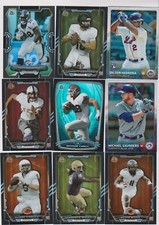 (38) card Topps / Bowman Rainbow Foil mixed lot, all short print
