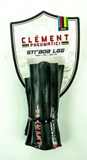 Clement Strada LGG Tire 700x23c Clincher Folding 60TPI Black Road 