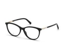 Swarovski SK 5396 001 Black Plastic Cat Eye Optical Eyeglasses Frame 52-15-145