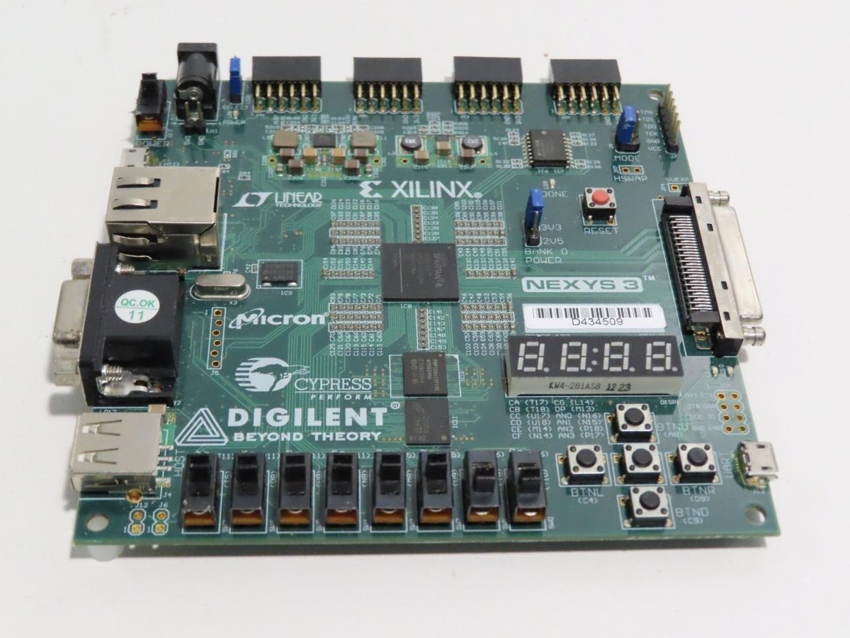 DIGILENT XILINX NEXYS-3 SPARTAN-6 FPGA EMBEDDED DEVELOPMENT BOARD