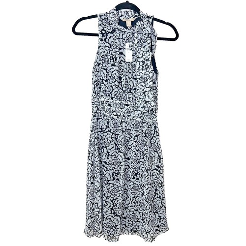 Banana Republic Sleeveless Black Floral Dress Women's Size 6 37in Long. |  eBay