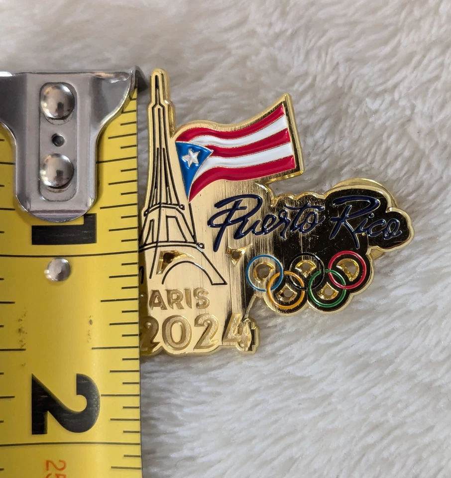 2024 Paris 33rd Summer Olympic Games Puerto Rico NOC Team Rare Ltd Edn ADT pin - Image 2 of 4