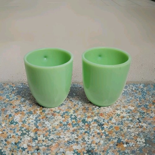 Set 2 tazzine da caffè in giadeite verde chiaro a casa internazionale - Foto 2 di 5