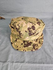 NOS USN NWU Type III Digital Woodland Utility Point Cap Hat Size 7 1/2 AOR2