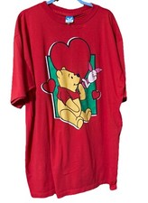 Vintage 90s Winnie the Pooh and Piglet Night Shirt Lounge Flaws Bust 50 Inches