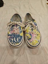 Vans Comfy Cush Old Skool Womens 5.5 Rainbow Tie dye Skate Shoes