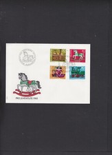 Schweiz-FDC Mi. Nr. 1260 - 1263 " Pro Juventute - Altes Kinderspielzeug "
