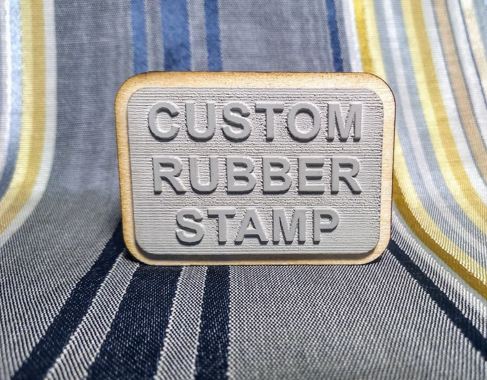 Custom Rubber Stamp : Logo Stamp : Laser Etched Stamp : Scrap-Booking : Handmade