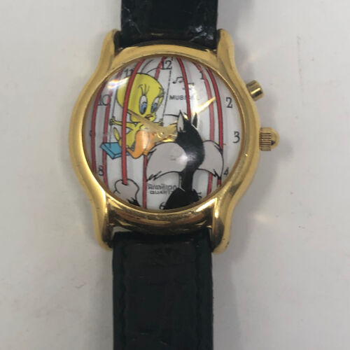 Looney Tune Sylvester & Tweety Musical Armitron Watch. - 第 1/4 張圖片