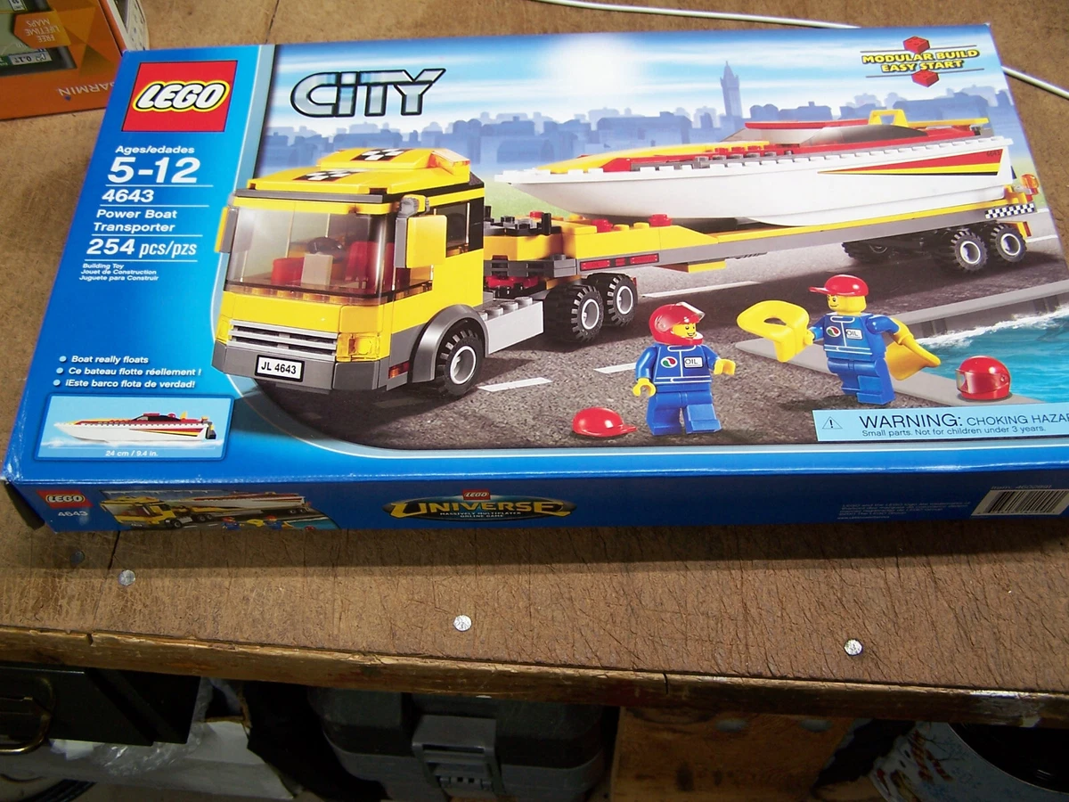 LEGO 4643 City Power Boat Transporter 673419142991 eBay