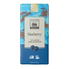Endangered Species Luscious Blueberries Plus Dark Chocolate  3 Oz Pack Of 4