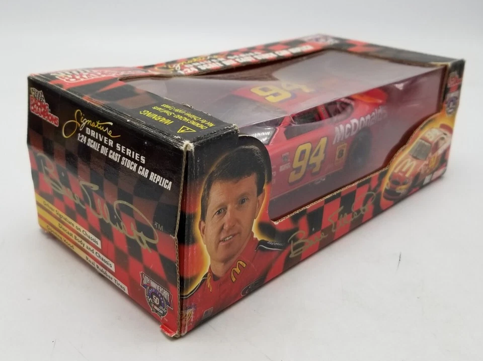 Racing Champions BILL ELLIOTT #94 1/24 Diecast McDonalds NASCAR 50 aniversario Foto 4 de 4