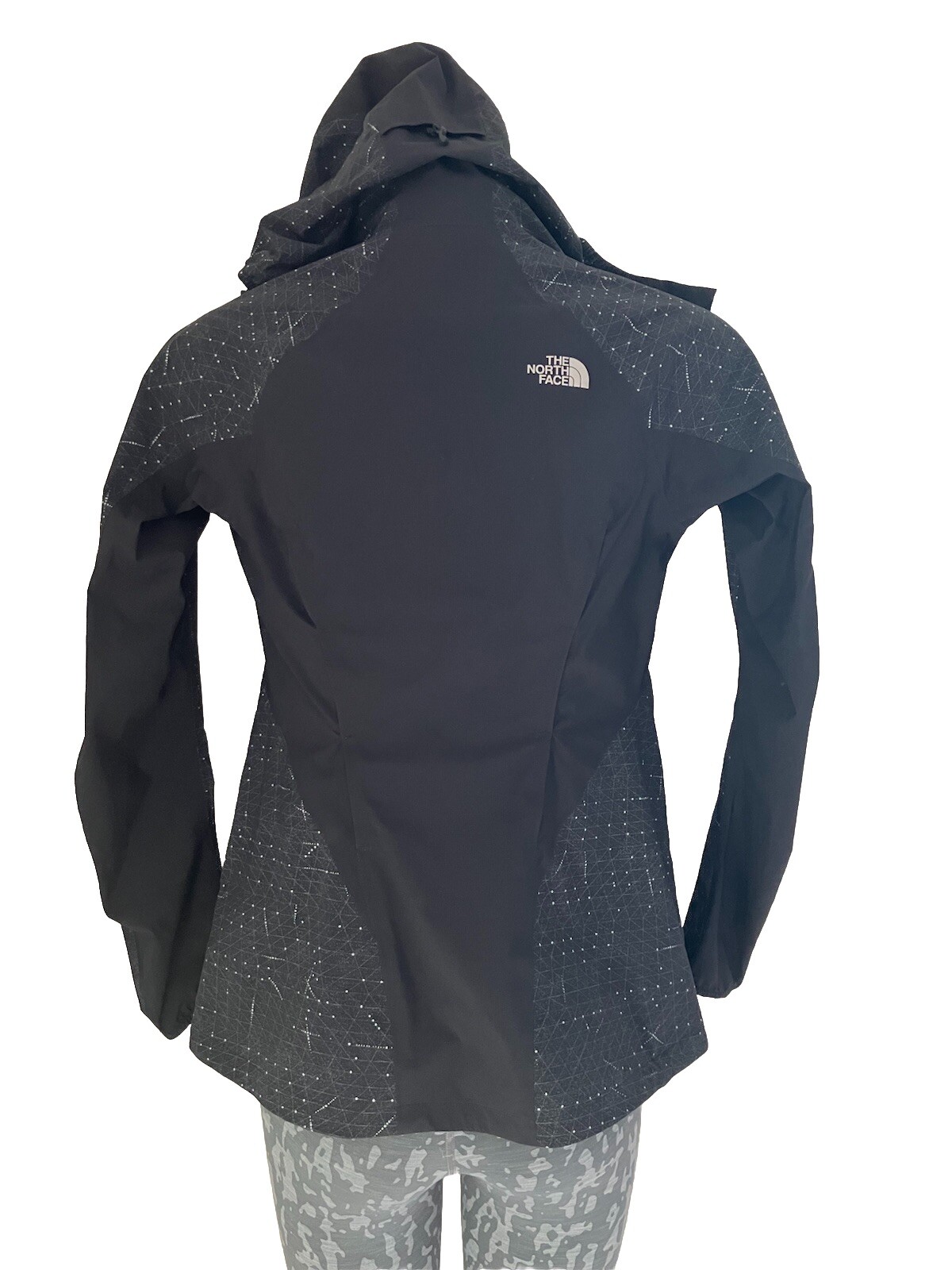 Women's North Face Stormy Trail Flash Dry Hooded Running Jacket Size XS EUC