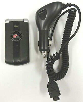  Kyocera MARBL / Marble K127 - Black ( Virgin Mobile ) Cellular Phone - Bundled