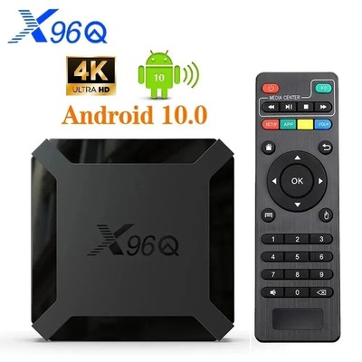X96Q 2GB 16GB Android 10.0 TV Box Allwinner H313 Quad Core 4K 2.4G X96 1GB 8GB