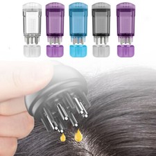 Liquid Guiding Comb Essential Serum Oil Scalp Applicator Brush Hair Growth Tool