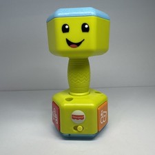 Fisher Price Laugh and Learn Counting Reps Dumbbell Toddler Toy 