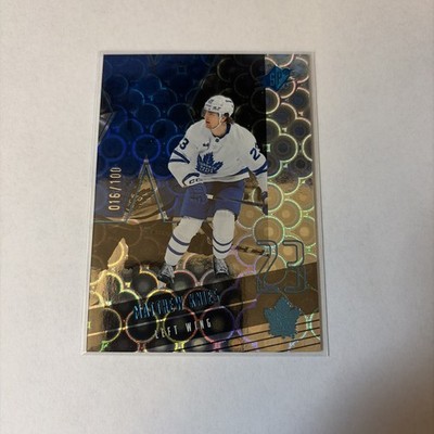 2025-26 UPPER DECK SPX #83 RADIANCE BLUE MATTHEW KNIES /100 TORONTO MAPLE LEAFS